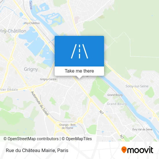 Rue du Château Mairie map