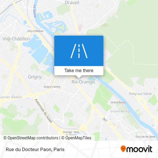 Rue du Docteur Paon map