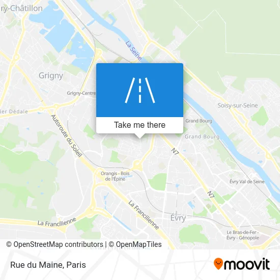 Rue du Maine map