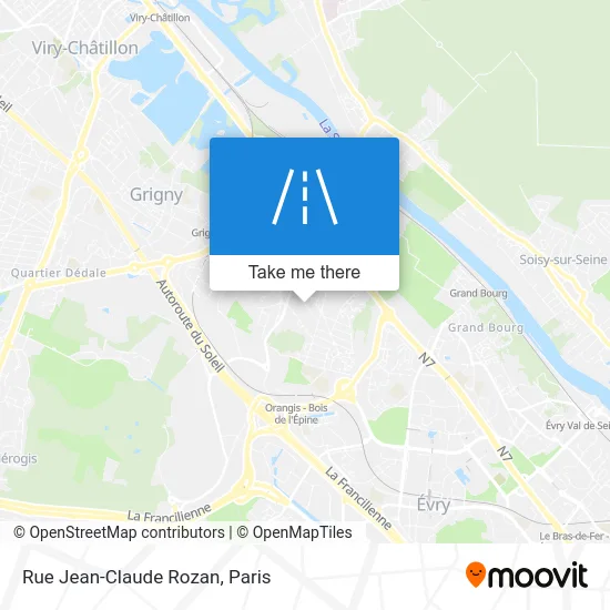 Rue Jean-Claude Rozan map