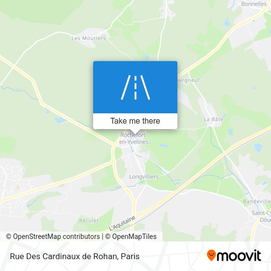 Rue Des Cardinaux de Rohan map