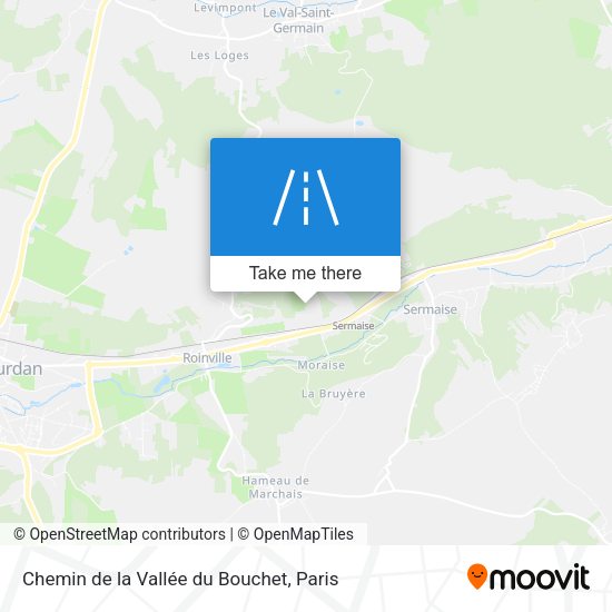 Chemin de la Vallée du Bouchet map
