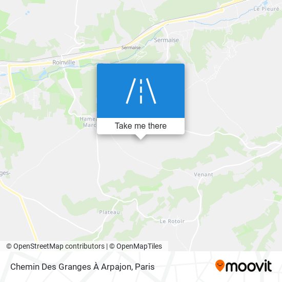 Chemin Des Granges À Arpajon map