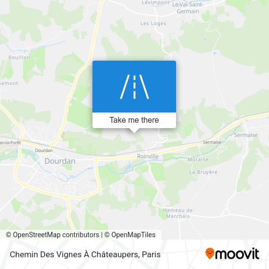 Chemin Des Vignes À Châteaupers map