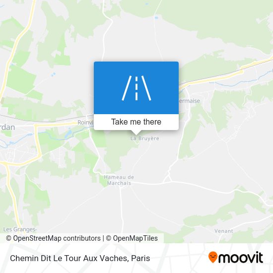 Chemin Dit Le Tour Aux Vaches map