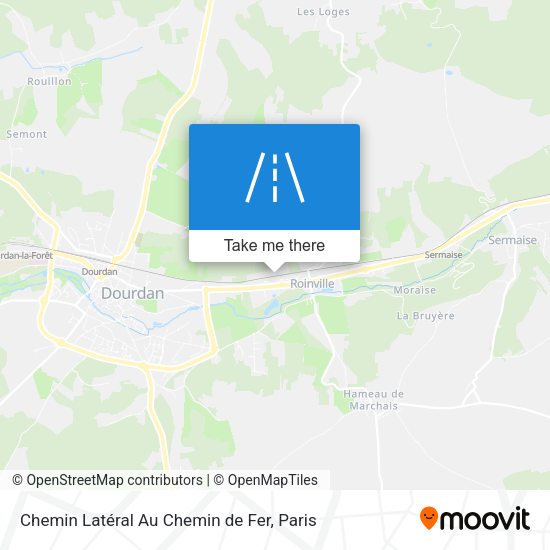 Chemin Latéral Au Chemin de Fer map