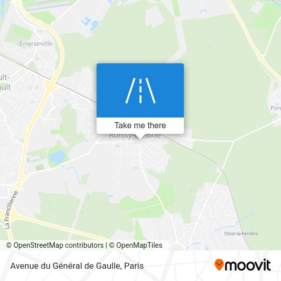 Avenue du Général de Gaulle map