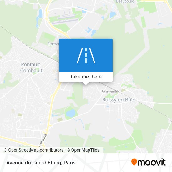 Avenue du Grand Étang map
