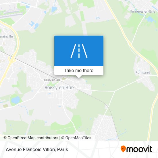 Avenue François Villon map