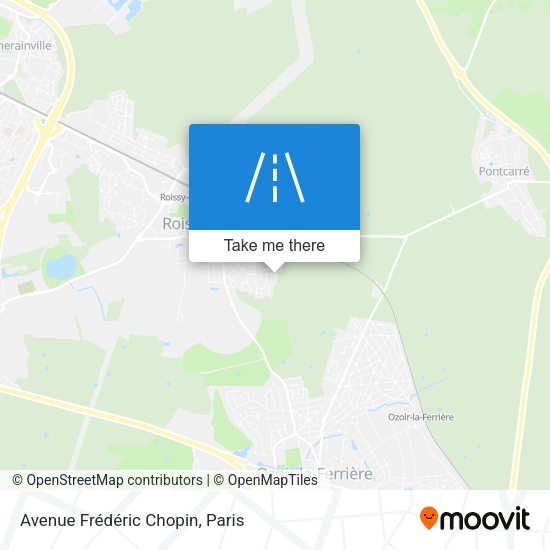 Avenue Frédéric Chopin map