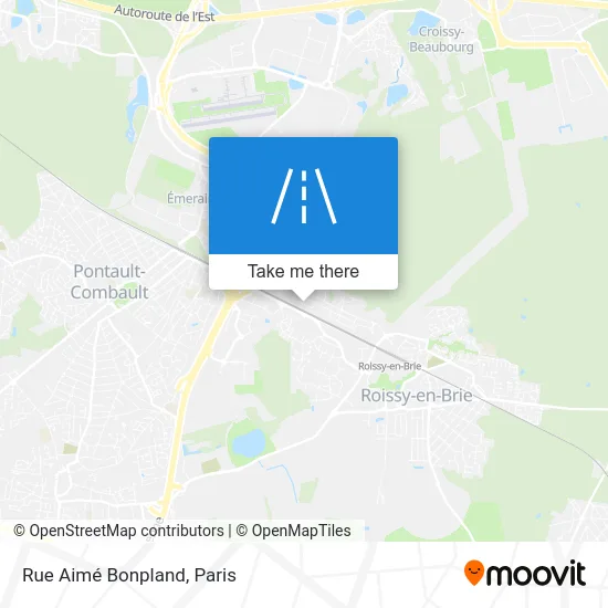 Rue Aimé Bonpland map