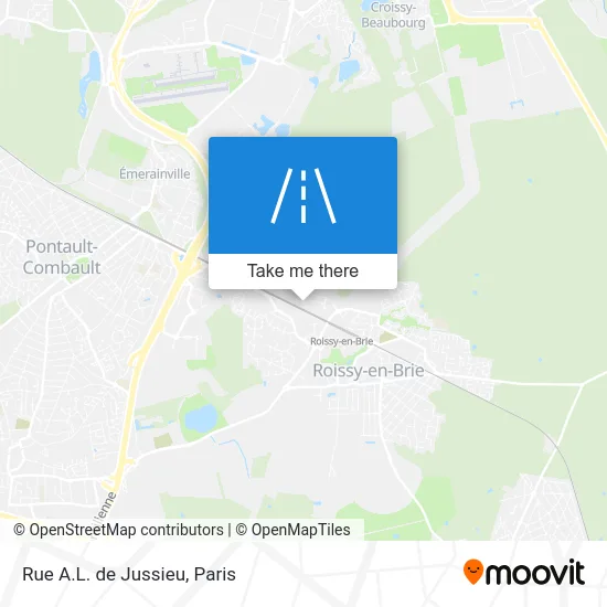 Rue A.L. de Jussieu map