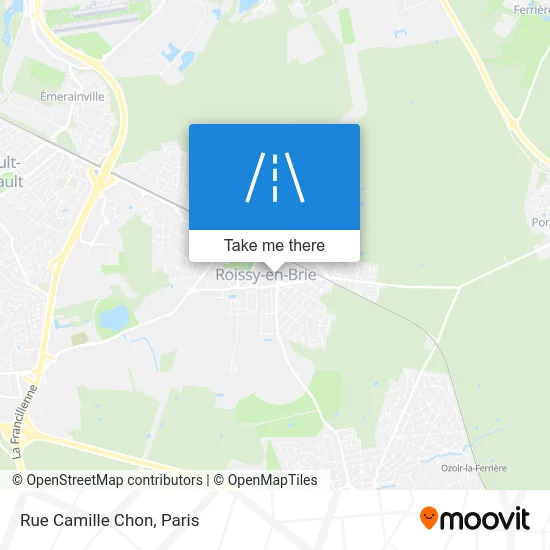 Mapa Rue Camille Chon