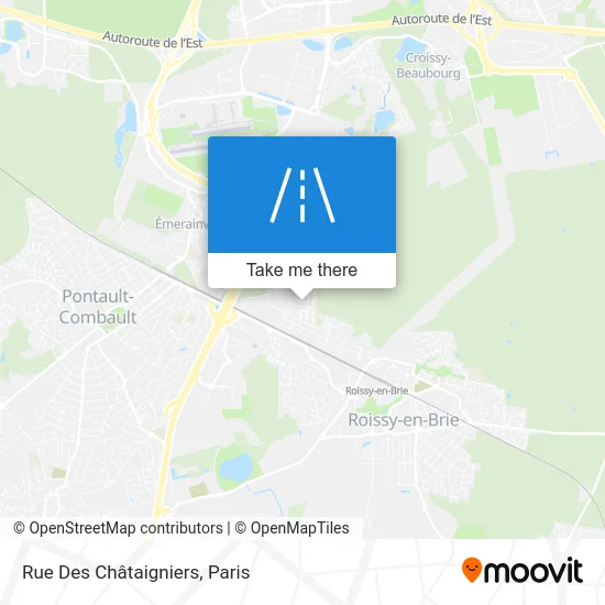 Rue Des Châtaigniers map