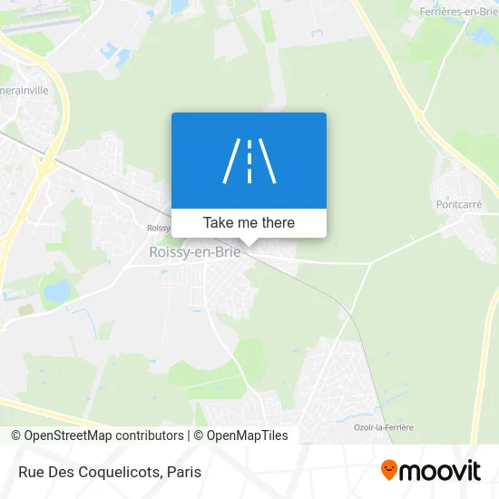 Rue Des Coquelicots map