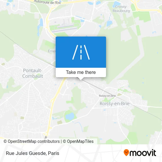 Rue Jules Guesde map