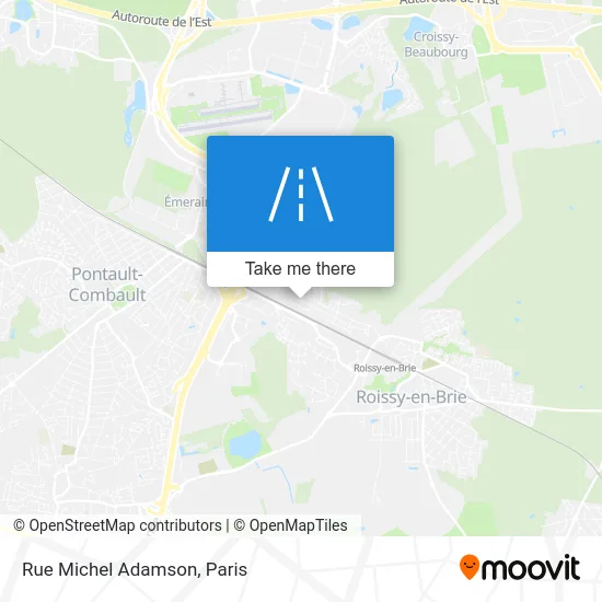 Rue Michel Adamson map