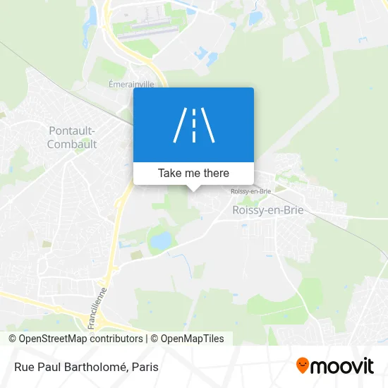 Rue Paul Bartholomé map