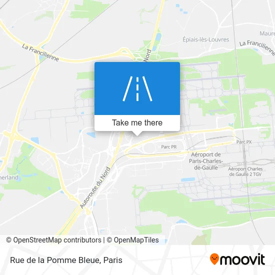 Rue de la Pomme Bleue map