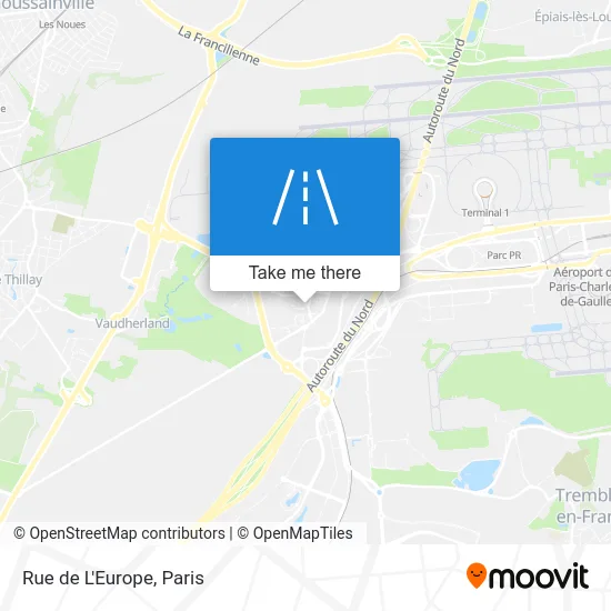 Rue de L'Europe map