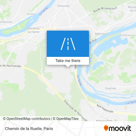 Chemin de la Ruelle map