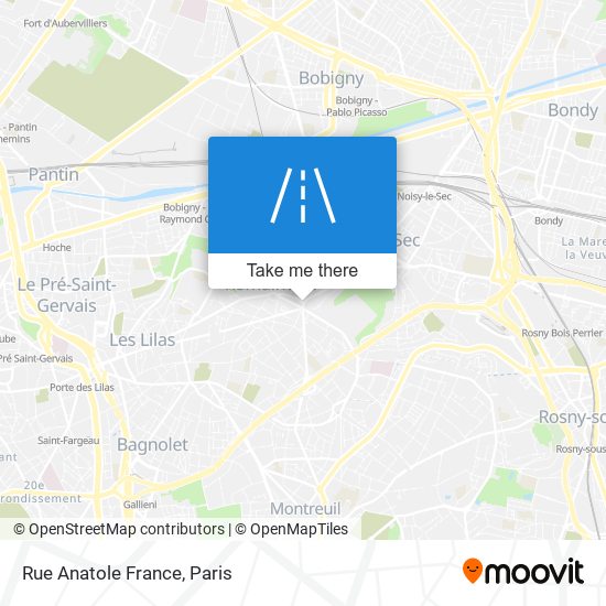 Rue Anatole France map