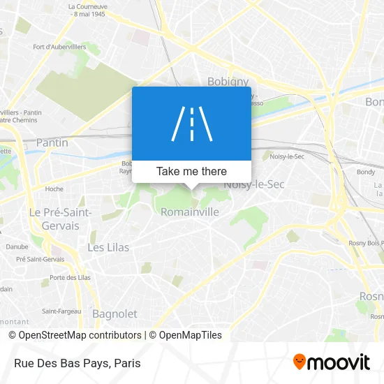 Rue Des Bas Pays map