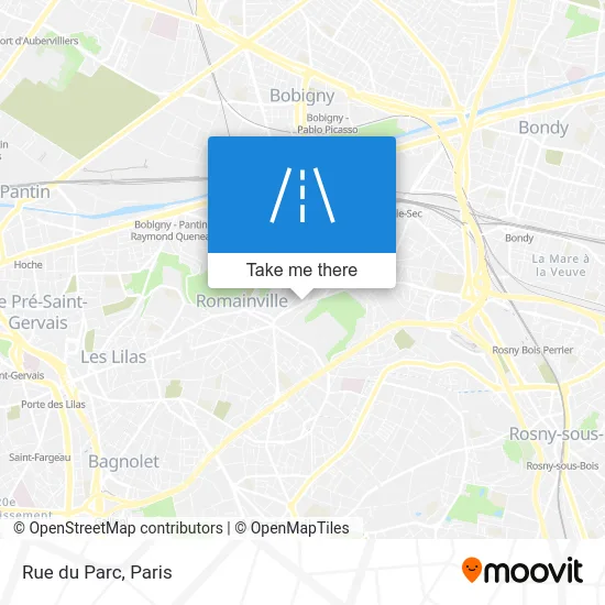 Rue du Parc map