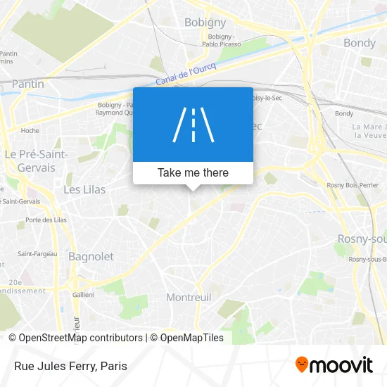 Rue Jules Ferry map