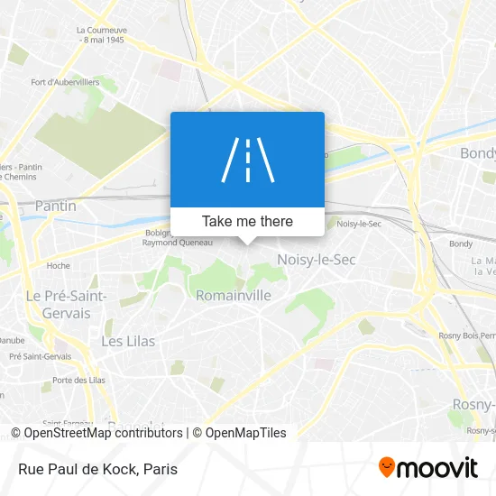 Rue Paul de Kock map