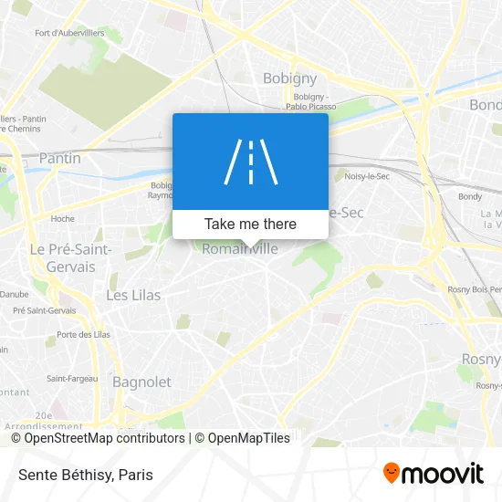 Sente Béthisy map