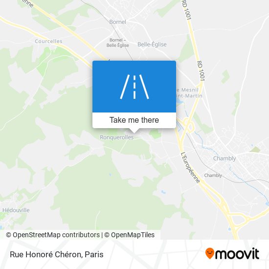 Rue Honoré Chéron map