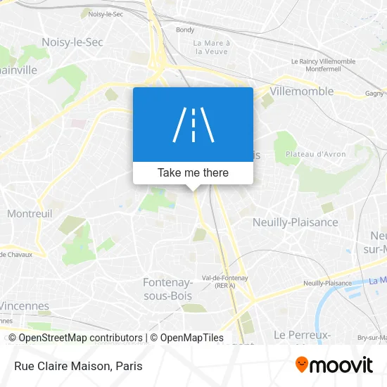 Rue Claire Maison map