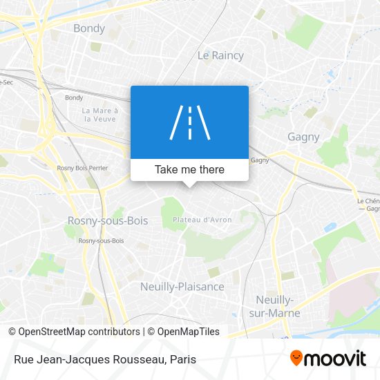 Rue Jean-Jacques Rousseau map