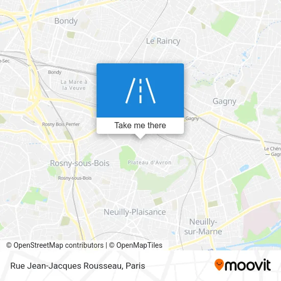 Rue Jean-Jacques Rousseau map