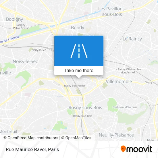 Rue Maurice Ravel map