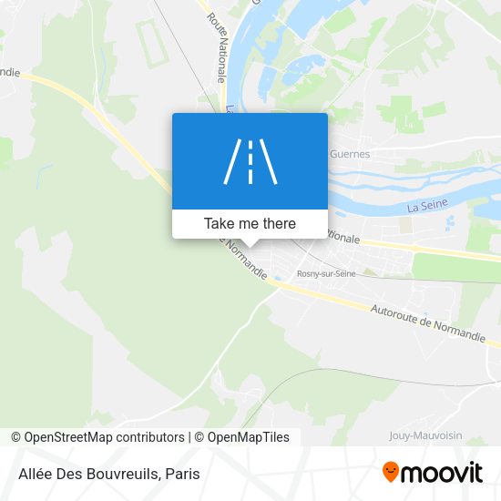 Allée Des Bouvreuils map