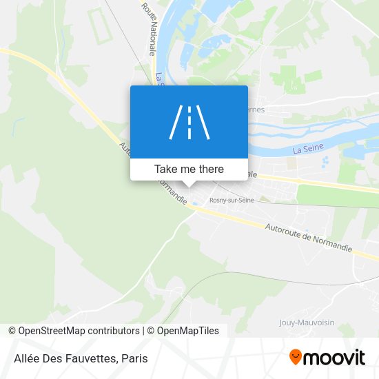 Allée Des Fauvettes map