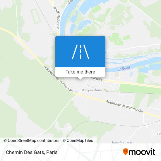 Chemin Des Gats map