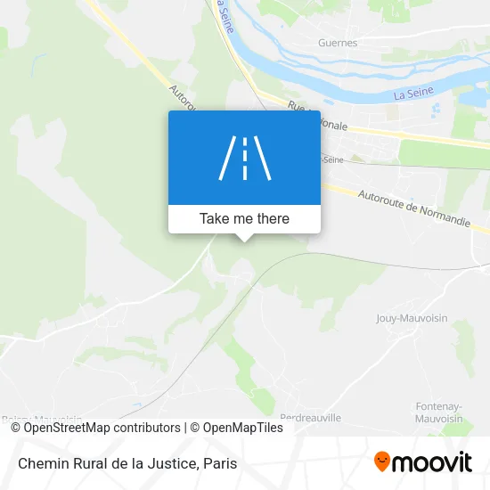 Chemin Rural de la Justice map