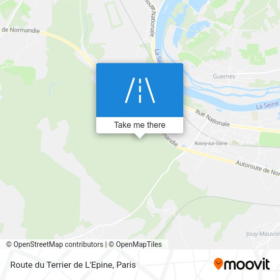 Route du Terrier de L'Epine map