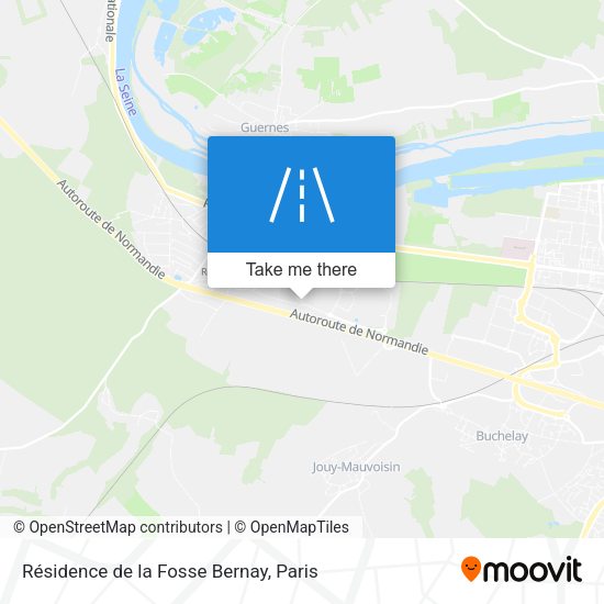 Résidence de la Fosse Bernay map