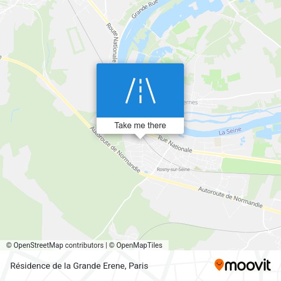Résidence de la Grande Erene map