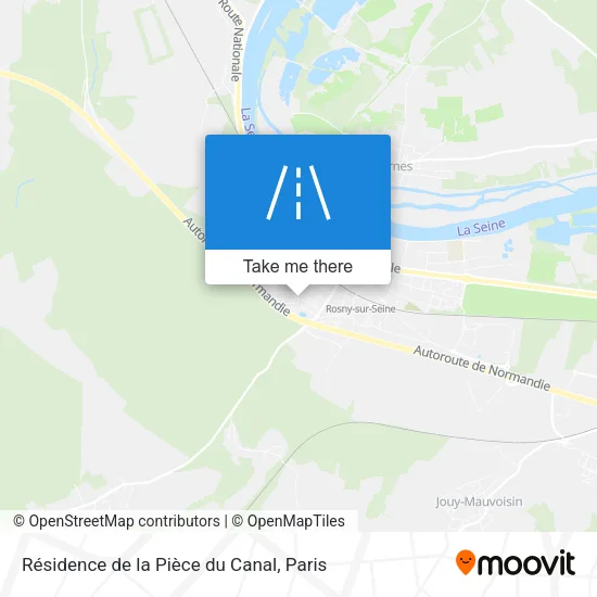 Résidence de la Pièce du Canal map