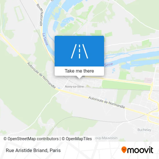 Rue Aristide Briand map