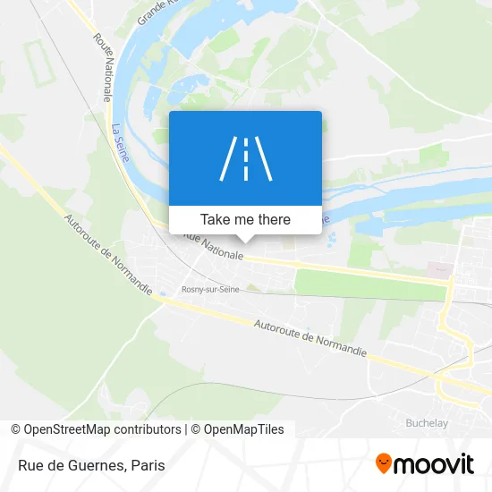 Rue de Guernes map