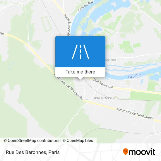 Rue Des Baronnes map