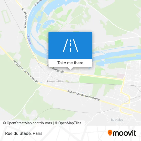 Mapa Rue du Stade