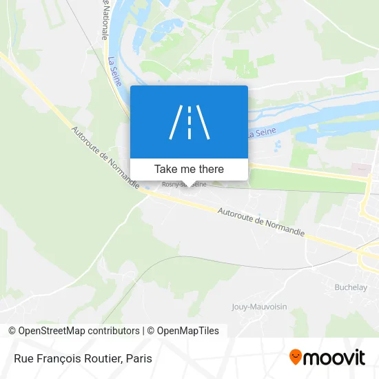 Mapa Rue François Routier