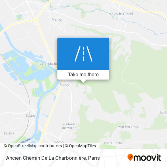Ancien Chemin De La Charbonnière map